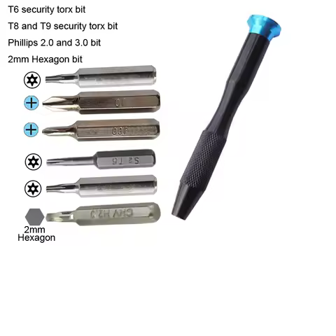 7 in 1 Security Torx Screwdriver T6 T8H T9H PH00 PH0 teardown SSD for Mac mini Unibody A1347 Mid 201