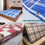 2-sided cold elastic mattress cover (topper cover) with zipper covers the entire mattress (straight 