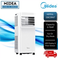 Midea 0.75HP / 1HP Portable Air Conditioner with Remote Control MPPA-08CRN7 / MPPA-10CRN7 Aircond