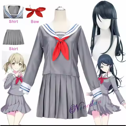 Azusawa Kohane Hoshino Ichika Project Sekai Colorful Stage! Feat Cosplay Sailor JK Uniform Girls Hal