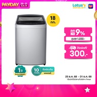 LG เครื่องซักผ้าฝาบน ความจุ 17 KG. สีเทาเข้ม รุ่น T2517VBTM