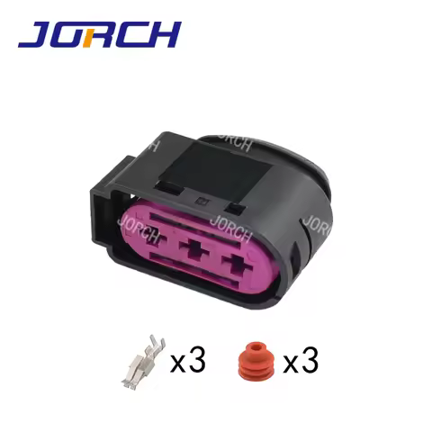 Battery Fuse Box 3Pin Connector Pulg 1J0937773 For Golf MK4 Jetta Bora Beetle Sharan Seat Leon Alham