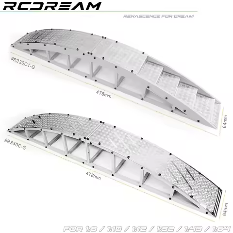 RCDream1/12 1/10 1/8 Desktop Ramp Barricade Props for TRX4 LC80 H8H