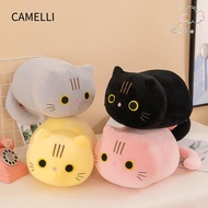 CAMELLI Cat Pillow, Cute Cat Home Decor Plush Cat Toy, Soft Stuffed Animal Sofa Cushion Home