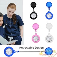 WISDOM Retractable Nurse Watch Clip-on Brooch Pin Silicone Fob Watch
