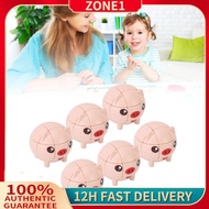 Animal 3x3 Speed Puzzle  Adorable Safe 6 Pcs Toy for Kids