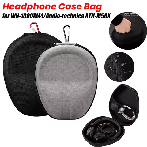 For SONY WH-CH720N WH-CH520 WH-1000XM4 Wireless Headphones Case Hard EVA Storage Bag Bluetooth Headp