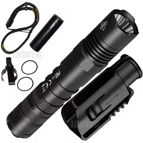 SALE Nitecore P10 v2 CREE LED 1100 LMs Ultra-compact Tactical EDC Flashlight Without 18650 Battery O