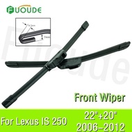 Lexus IS 250 Wiper Blade 22"+20" Car Windshield Windscreen Rubber 2006 - 2012