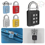 CAMELLI 6 Digit Button Password Lock Anti-theft Combination Lock Security Luggage Padlock