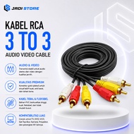 3 Color RCA Cable 3-3 Audio Video RCA to RCA Cable DVD to TV Cable RCA Cable 3 to RCA Cable 3