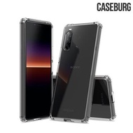 SONY Xperia 10 II (Mark 2) CASEBURG Clear Hybrid 雙物料 TPU軟邊保護套 亞加力透明硬底 手機殼Case 5569A
