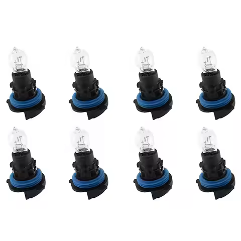 8Pcs Front Daytime Running Light Bulb With Base For 3008 5008 Citroen C5 12V 24W 6216F6 89072904 PH2