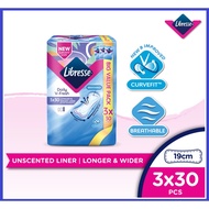 Libresse Longer & Wider Slim Panty Liner (3x30s)