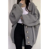 Sweater Jacket for Plus Size Women - Thickened Knit with Slimming Fit to Cover Belly | Free Shipping
