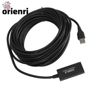 ORIENRI USB Extension Cable, High Performance 33FT Length Active USB Extender, Practical Stable Conn