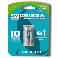 OLIGHT CR123A 3.0V 1600mAh Primary Lithium Battery (OLB2-123A)