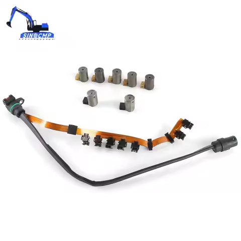 Transmission Master Solenoid Kit For VW Golf Audi 01M Ribbon Harness Shift 1995+ OEM Replacement 7pc