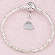 Original Moments Snake Link With Freehand Heart Clasp Bracelet Fit 925 Sterling Silver Bead Charm Bangle Diy Europe Jewelry