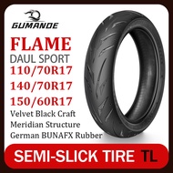 Semi-slick Tires Motorcycle Tyre Electric Vehicle Tyres Scooter Tires 17 inch 110/70R17 140/70R17 150/60R17