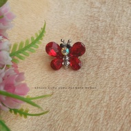 Jewel butterfly brooch hijab tuspin brooch hijab safety pin kebaya nisaku store