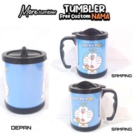 Doraemon mug Tumbler / DORAEMON glass mug / Merchandise / souvenir / gift / type M