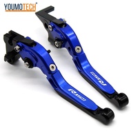 For YAMAHA YZF R15M R15 V4 2022-2024 Motorcycle Adjustable CNC aluminium Brake Clutch Levers Folding