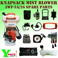 3WF3A KNAPSACK MIST BLOWER SPARE PARTS  ALAT GANTIAN MESIN BLOWER KABUS GALAS 3WF3A .