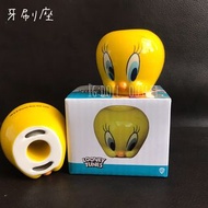 牙擦座 牙擦擺設 toothbrush stand 絕版 翠兒毛公仔 翠兒毛公仔 翠兒公仔 翠兒公仔 looneytunes tweety tweetybird 翠兒雀呀寶翠兒 呀寶 翠兒 翠兒鳥 華