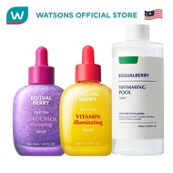 EQQUALBERRY Bakuchiol Plumping Serum 30ml+EQQUALBERRY Vitamin Illuminating Serum 30ml+EQQUALBERRY Sw