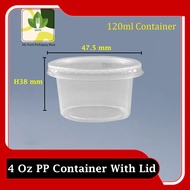 Plastic Container > Plastiic 4 Oz/8 Oz/8.5 Oz PP Container > Souce Container > Round Container > Pla