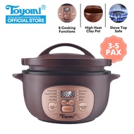 TOYOMI Micro-Com High Heat Stew Cooker | Claypot 3.0L[ Model: SC 3036] - 1 Year Warranty