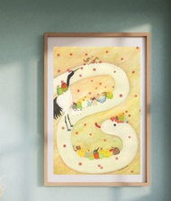 A4 風吹之處 蛇 十二生肖 日本 虎皮鸚鵡雀小鳥 野鳥