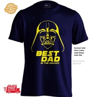 Best Dad Ever Adult Cotton Tshirt short Sleeve Happy Fathers Day Birthday