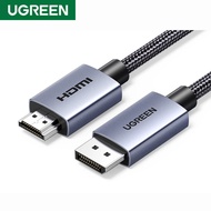 UGREEN DisplayPort to HDMI Cable 4K@30Hz Aluminum Braided HDR Active Uni-Directional DP1.2 To HDMI2.