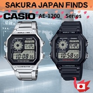 🇯🇵 CASIO AE-1200WH AE-1200WHD Digital World Time Watch AE-1200WH-1AJH / AE-1200WHD-1AJF [Direct from