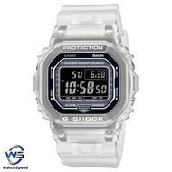 Casio G-Shock DWE-5600 Lineup DW-B5600G-7D DW-B5600G-7DR Bluetooth® White Translucent Resin Watch