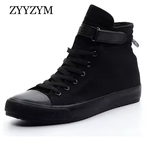 Men Canvas Shoes Fashion high Top Sneakers Spring Help Classic Unisex Style Breathable Man Casual Lo