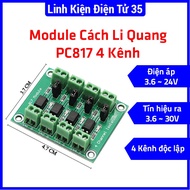 Pc817 4-channel optical isolation module components product, quality