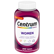 Centrum วิตามินรวมสำหรับผู้หญิง อาหารเสริมหลายชนิด 200 เม็ด Women Multivitamin Multimineral Iron Ant