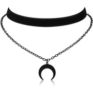 Gothic Necklace, Ladies Necklace, Velvet Necklace, Multi-Layer Necklace, Ladies Gothic Jewelry UVDN
