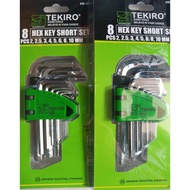 Tekiro 8pcs short L keys