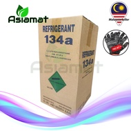 Asiamat Gas R134a r134 134a hfc134 automotive air conditioning freon refrigerant net weight 5kg West Malaysia Only