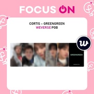 CORTIS POB WEVERSE GREENGREEN PHOTOCARD