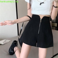 (JANUARY BRAND) SMLXL2XL Women's High Waist Short pants女装高腰短裤罗马弹力面料后腰伸缩裤头-JN5712