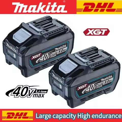 Makita 40V Battery BL4040 BL4050, 4.0Ah 5.0Ah Rechargeable Li-ion Battery Pack for Makita 40V Max XG