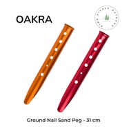 OAKRA Camping Sand Peg Pole Tightening Peg Aluminium Peg