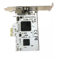 PCI Ex - White AV Video Card - Pci-e Expansion Card Pcie To Av Surveillance Hd 640x480 Resolution