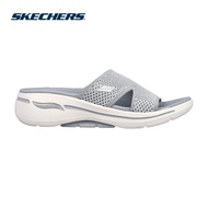 Skechers Women On-The-GO GOwalk Arch Fit Joyful Walking Sandals - 140274-GRY Arch Fit Comfort Pillar Technology Machine Washable Ultra Go Kasut Slipar Slipper Perempuan