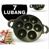 Acuan Serabai/Cetakan Bingkang Akok Kuih lumpur Dorayaki 7Lubang Happycall